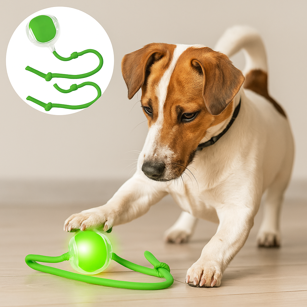 Brinquedo Interativo para Gato com Bola Rolante e Cauda